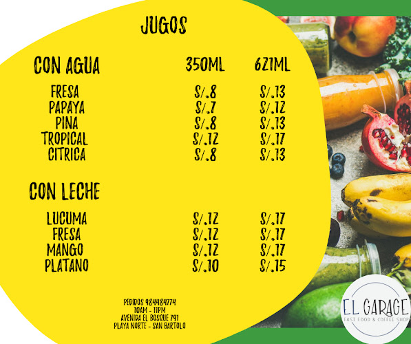 El Garage - Gastronomía y hostelería