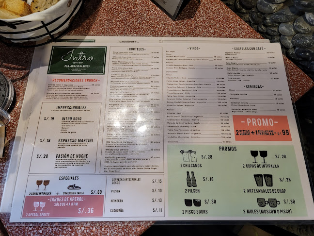Intro Café Bar - Gastronomía y hostelería