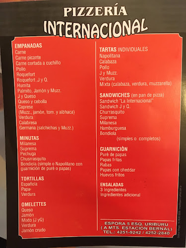 Pizzería Internacional
