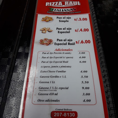 Pizza Raul PERU - Gastronomía y hostelería